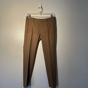 Banana Republic Brown Khaki Reagan Slacks Size 2P